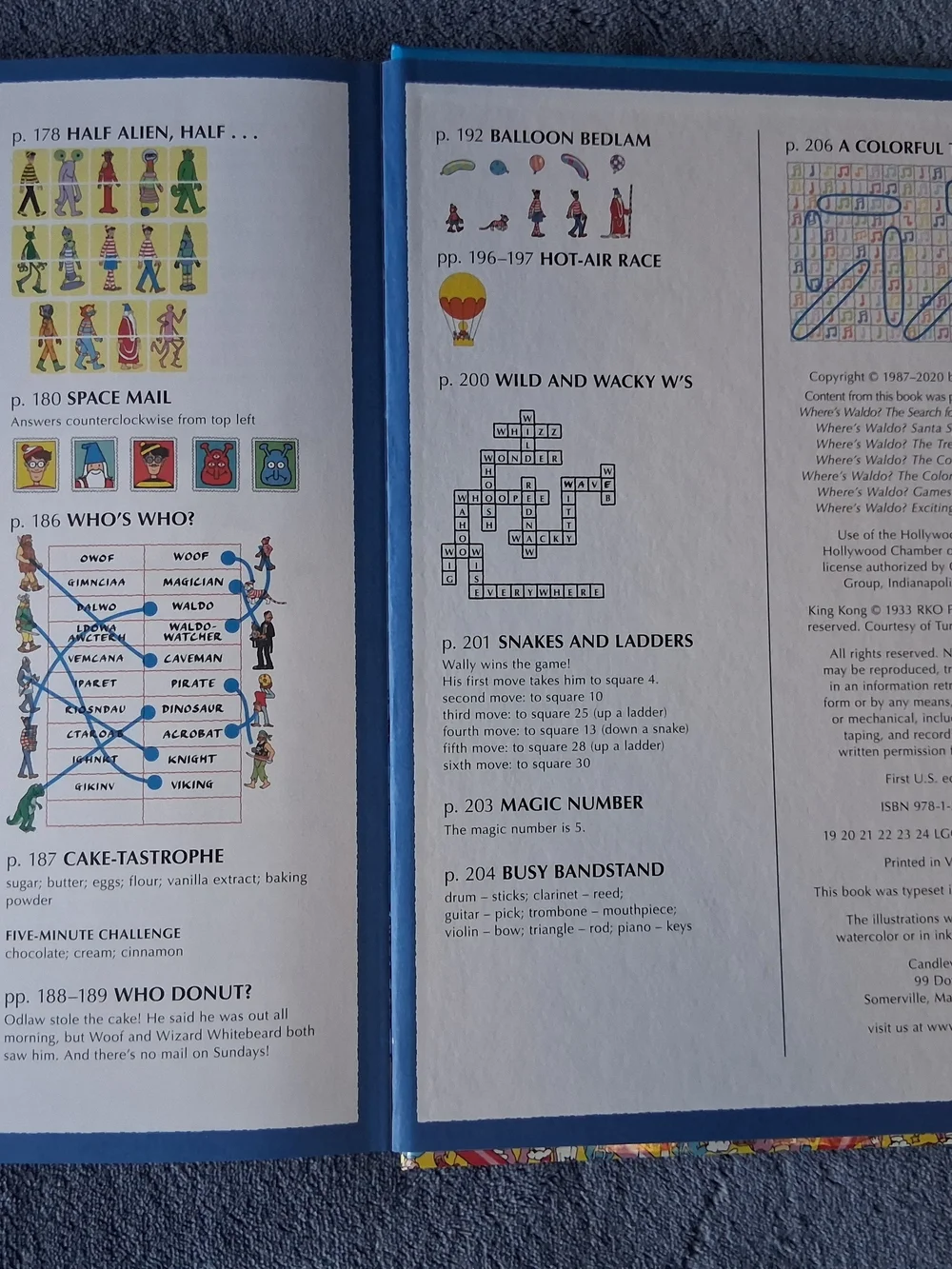 ​Where's Waldo The Boredom Buster Book - Blue/Red Kids Activity Book